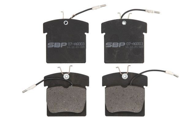 Disc pads SBP - 07-AG003