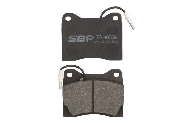 Original 07-AG006 SBP Brake pads experience and price