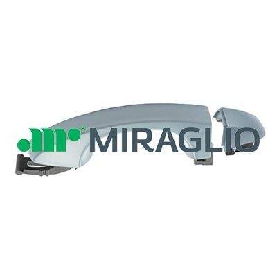 80/931 MIRAGLIO Door handles AUDI Left Rear, primed