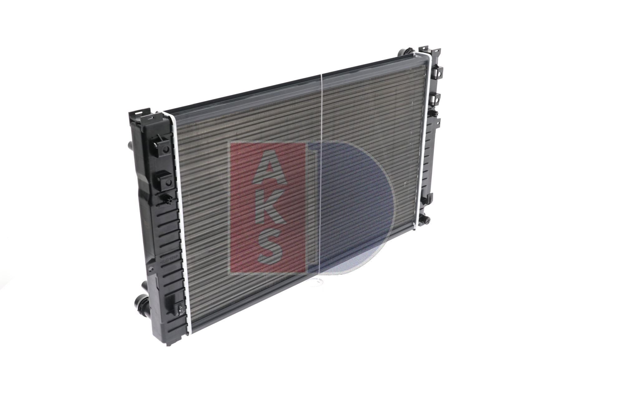 480011N Radiator 480011N AKS DASIS for vehicles with/without air conditioning, 630 x 397 x 36 mm, Automatic Transmission, Mechanically jointed cooling fins