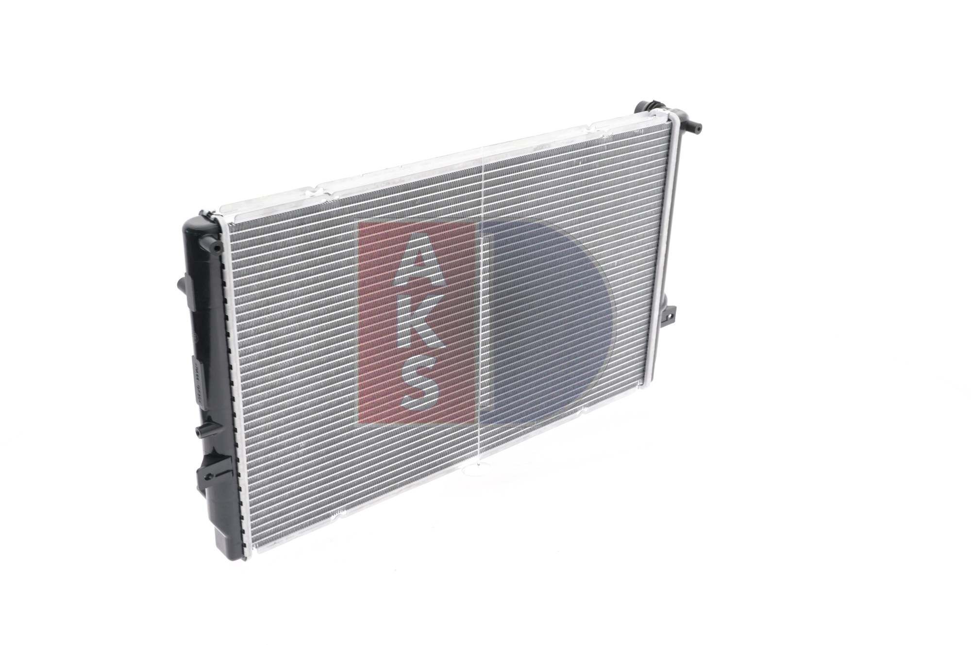 480028N Radiator 480028N AKS DASIS 650 x 415 x 36 mm, Brazed cooling fins