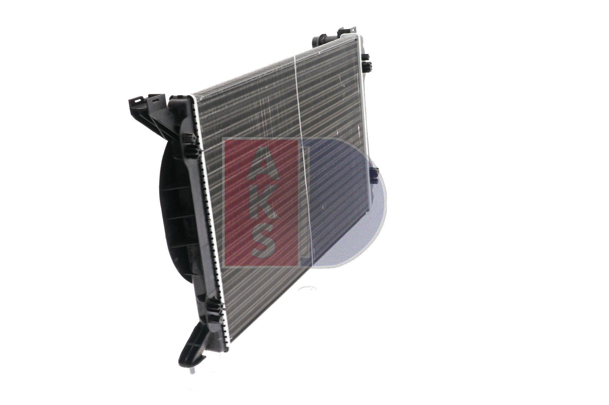 AKS DASIS 480029N Engine radiator 630 x 415 x 24 mm, Mechanically jointed cooling fins