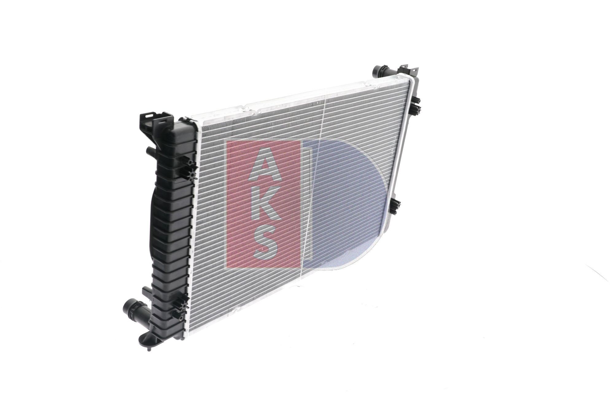 480044N Radiator 480044N AKS DASIS Aluminium, 630 x 400 x 32 mm, Brazed cooling fins