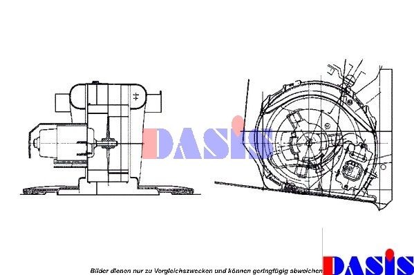AKS DASIS Blower motor 740492N buy