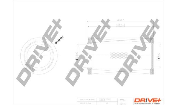 Dr!ve+ DP1110100204 Air filter LANCIA Delta III (844) 1.6 D Multijet 120 hp Diesel 2009 price