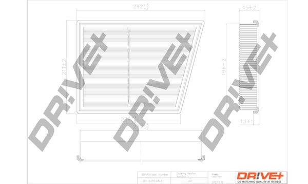 Dr!ve+ Air filter DP1110.10.0333 BMW X1 2022