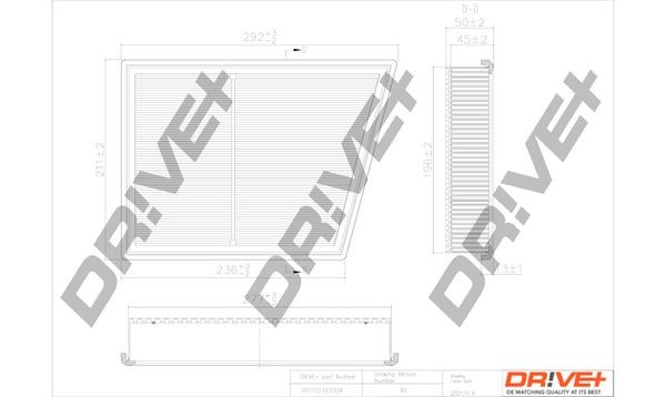 Dr!ve+ Air filter DP1110.10.0334 Mini COUNTRYMAN 2022