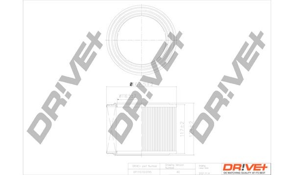 Dr!ve+ DP1110.10.0745 Air filter 144484