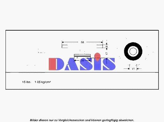 Original AKS DASIS Pressure cap 751650N for VW PASSAT