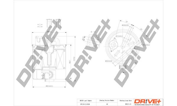 Dr!ve+ DP1110130126 Fuel filters Dacia Logan US 1.5 dCi 86 hp Diesel 2022 price