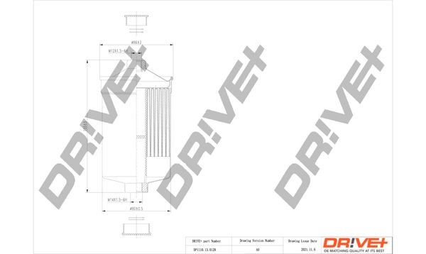 Dr!ve+ DP1110.13.0129 Fuel filter 447133511
