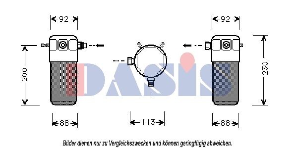 AKS DASIS 800395N Receiver drier Volvo 940 Saloon 2.0 112 hp Petrol 1994 price
