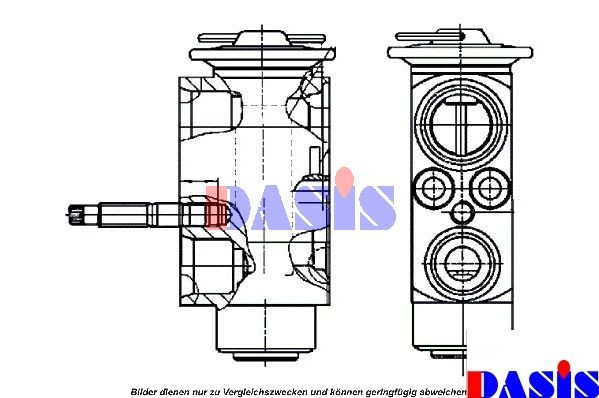 BMW 1 Series Expansion valve air conditioning 1731433 AKS DASIS 840108N online buy
