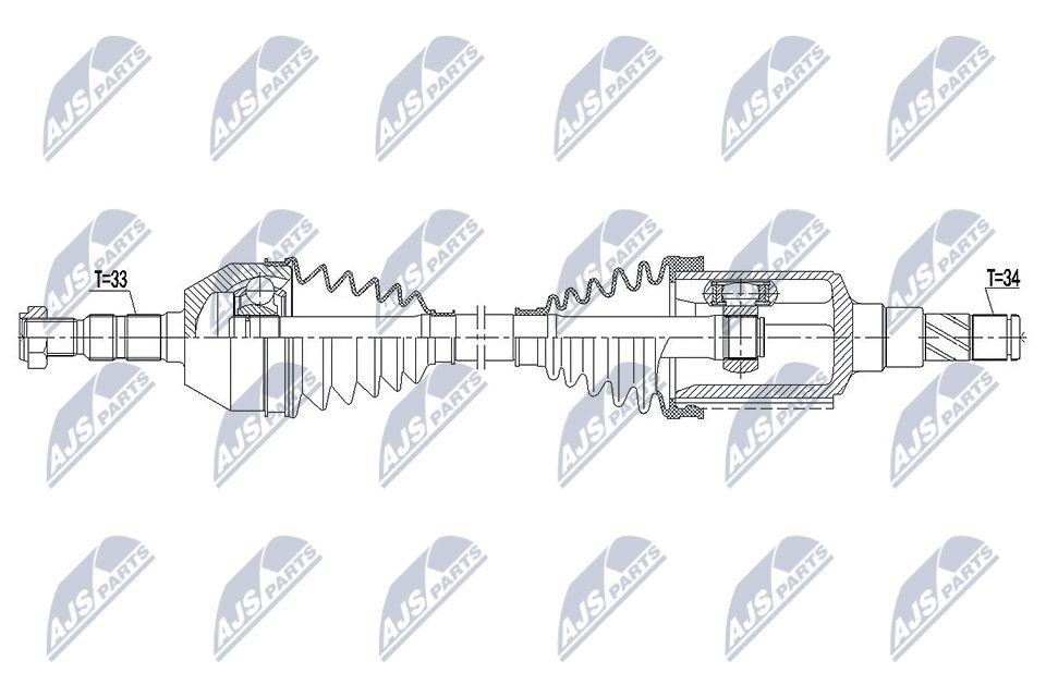 Great value for money - NTY Drive shaft NPW-DW-027