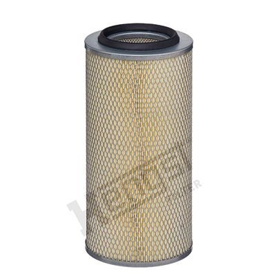 HENGST FILTER E114L Air filter 351mm, 166mm, Filter Insert