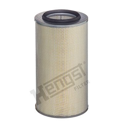 HENGST FILTER E115L Air filter 376mm, 198mm, Filter Insert