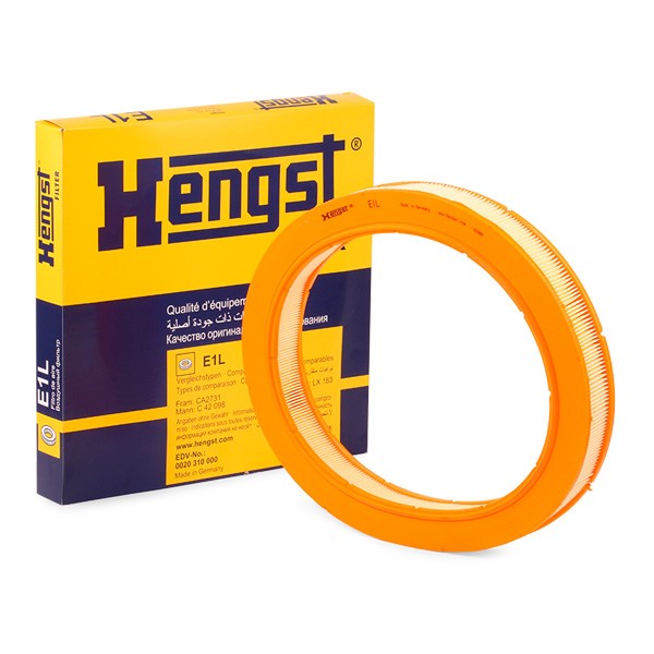 HENGST FILTER Air filter E1L suitable for MERCEDES-BENZ 123-Series, S-Class, /8