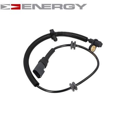 ENERGY Rear, 2-pin connector, 590mm, 12V, Electric, black, oval, Male Length: 590mm, Number of pins: 2-pin connector Sensor, wheel speed CA0101TL buy