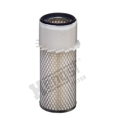 HENGST FILTER E565L Air filter 261mm, 128mm, Filter Insert