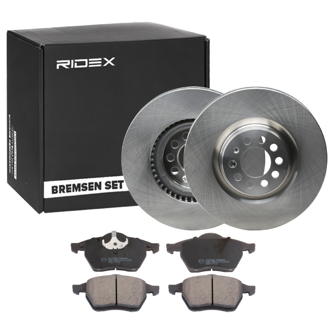 RIDEX 3405B1565 Brake disc 8L0 615 301