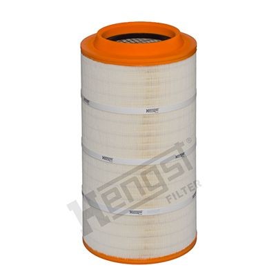 HENGST FILTER E743L Air filter 534mm, 265mm, Filter Insert