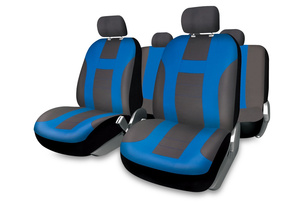 Sitzbezüge Auto Leder Autositzbezüge Universal Set für Ford Fiesta Focus 2  MK2 Focus Focus 3 Mondeo
