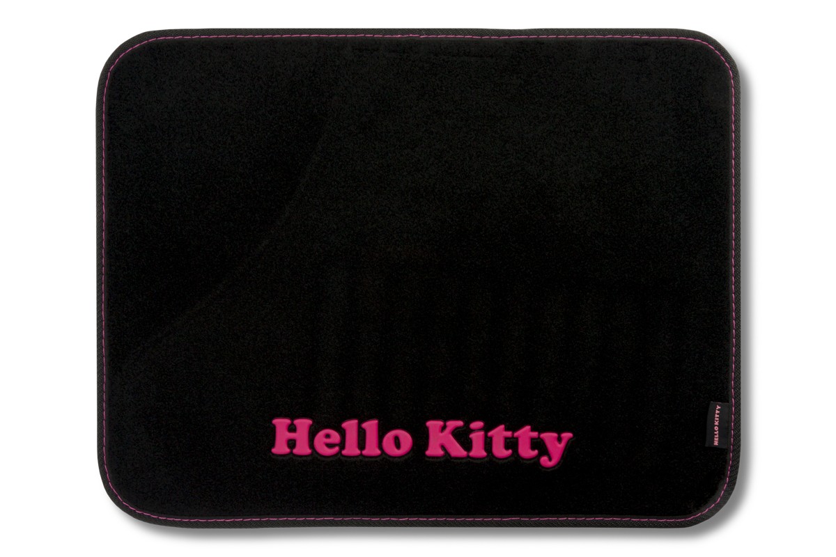 HELLO KITTY KIT3013 Floor liners Polyester, Front and Rear, black, Universal fit