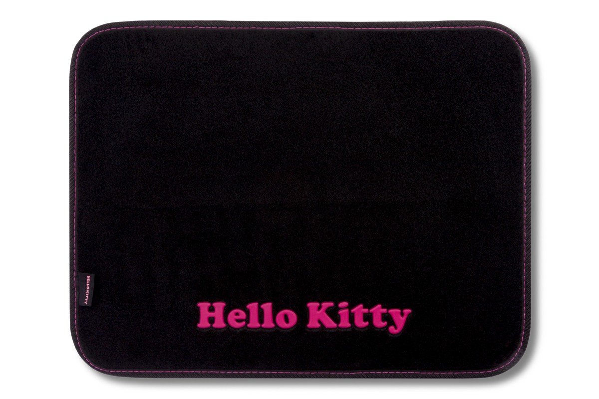KIT3013 Floor mats KIT3013 HELLO KITTY Polyester, Front and Rear, black, Universal fit