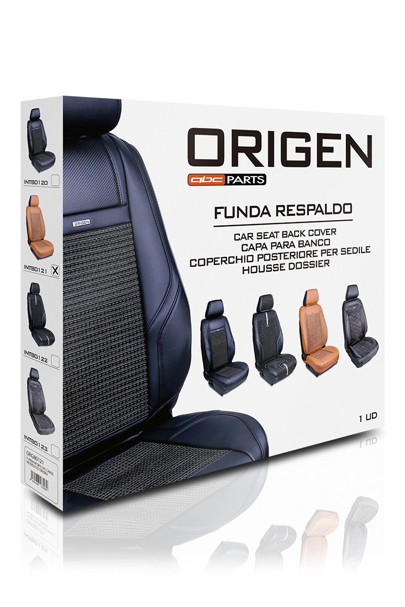 ORG80121 ORIGEN R2 Autositzbezug braun, Polyester, PVC, vorne ORG80121 ❱❱❱  Preis und Erfahrungen
