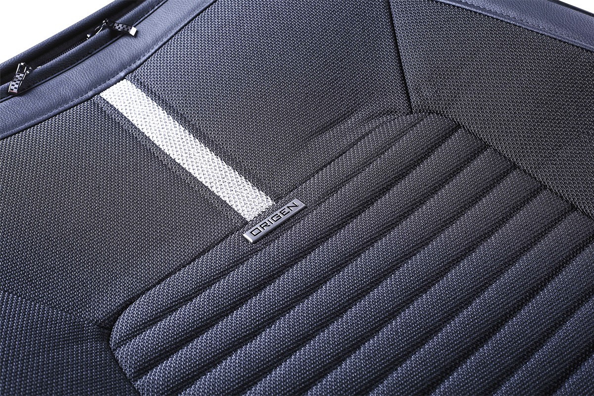 ORG80126 ORIGEN R7 Autositzbezug schwarz, Kunstleder, vorne