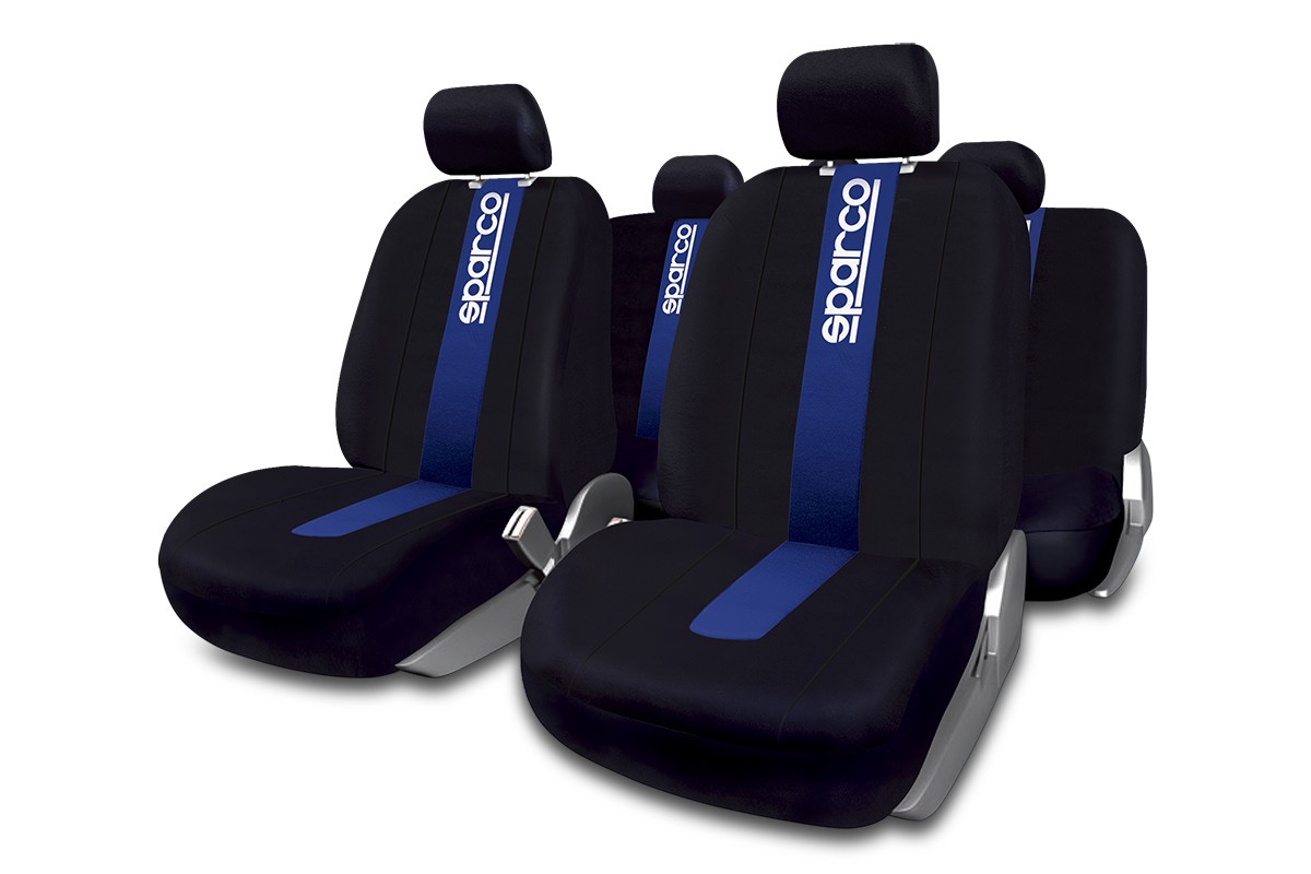 SPC1011 SPARCO ContiClassic Coprisedile Blu, nero, Fantasia, Poliestere,  anteriore e posteriore ▷ AUTODOC prezzo e recensioni