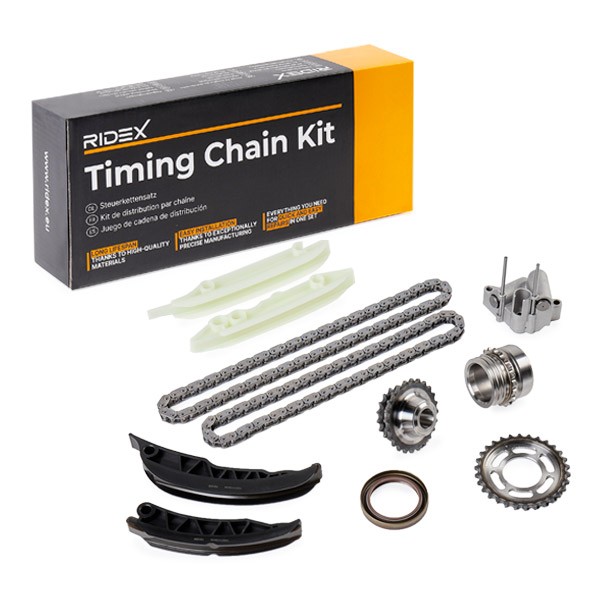 RIDEX 1389T2664 Timing chain kit with gear, Simplex
