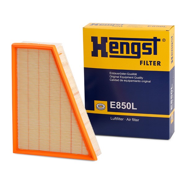 HENGST FILTER E850L Air filter 70mm, 120mm, 317mm, Filter Insert