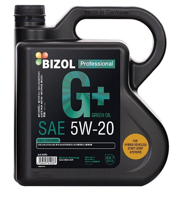 Buy Car oil BIZOL diesel 81076 Professional, GREEN OIL PLUS 5W-20, 4l