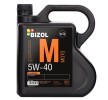 Hochwertiges Öl von BIZOL BIZ18526 5W-40, 4l