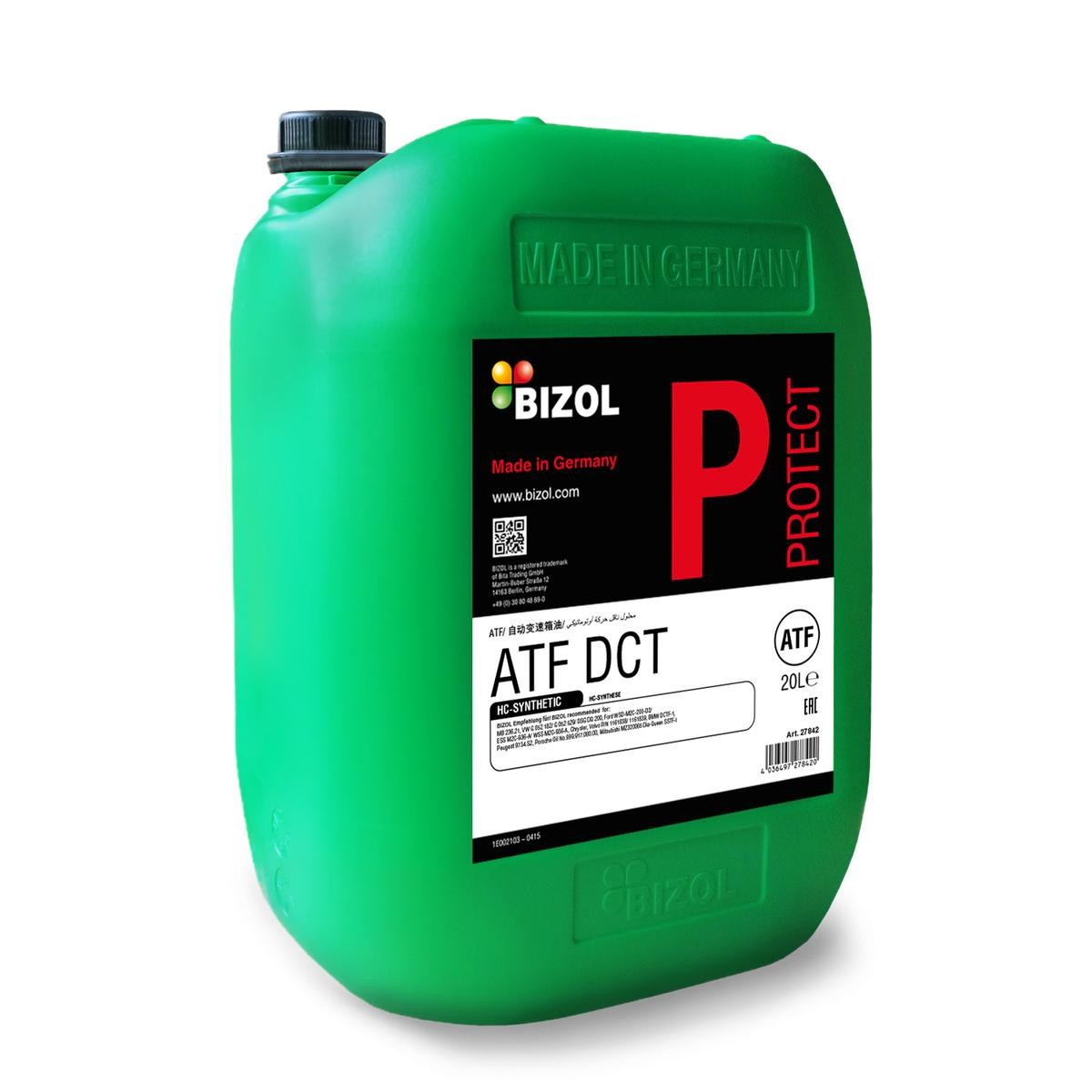 BIZOL Protect ATF DCT 27842 Automatic transmission fluid 9734.S2