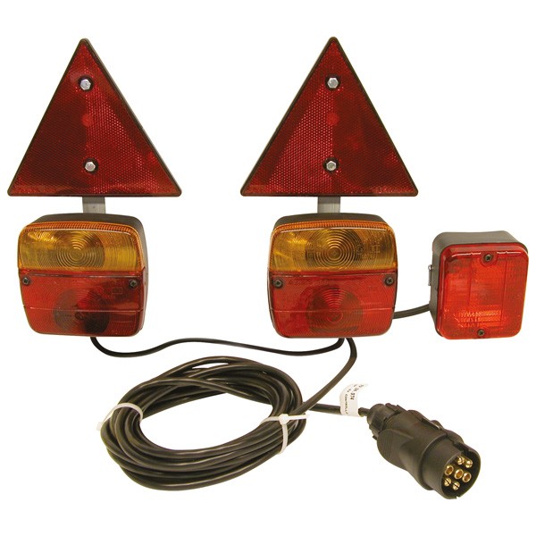 Rear lights CARPOINT Rear, 12V, Magnetic, for trailer - 0404086