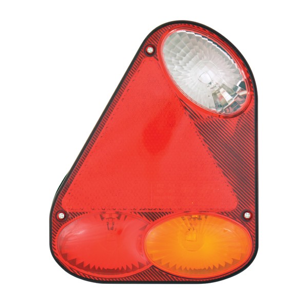 Rear tail light CARPOINT Right, P21W, P21/5W, R10W, black, 12V, with cable - 0414045