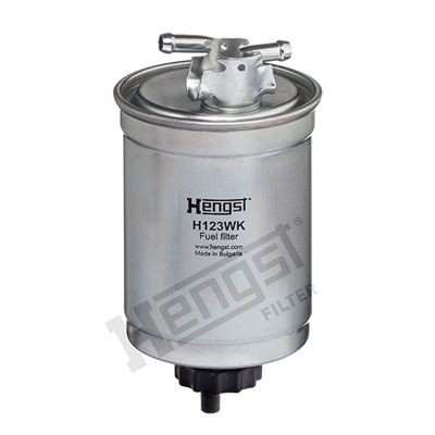 Original H123WK HENGST FILTER Inline fuel filter SKODA