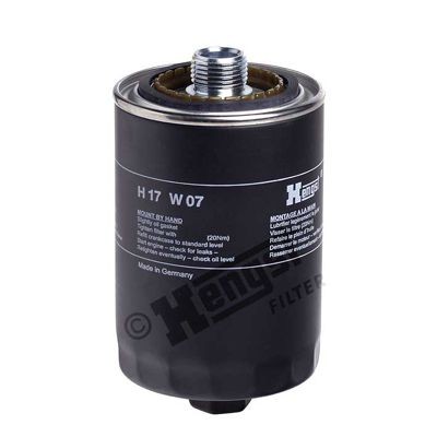 HENGST FILTER H17W07 Oil filter 1-12 UNF, Spin-on Filter