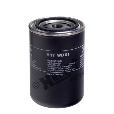 HENGST FILTER H17WD01 Oil filter 3/4-16 UNF, Spin-on Filter
