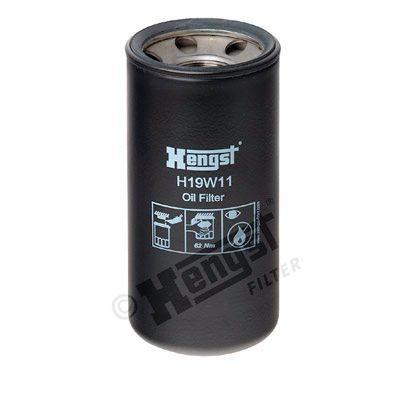 HENGST FILTER H19W11 Oil filter 1 1/2-16 UN, Spin-on Filter
