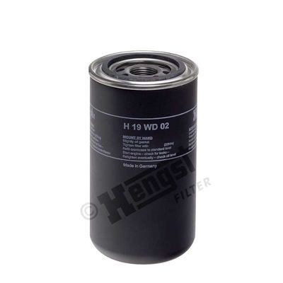 HENGST FILTER H19WD02 Oil filter 1-12 UNF, Spin-on Filter