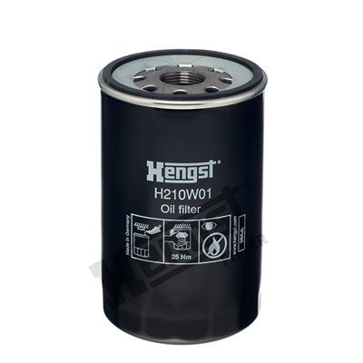 HENGST FILTER H210W01 Oil filter M30x2, Spin-on Filter