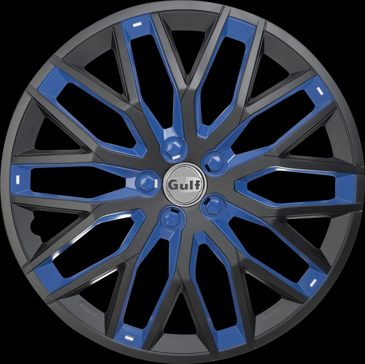 Car hubcaps Blue GULF Gulf E14GT40BBL