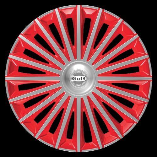 Car hubcaps Red GULF Gulf E15GT8SR