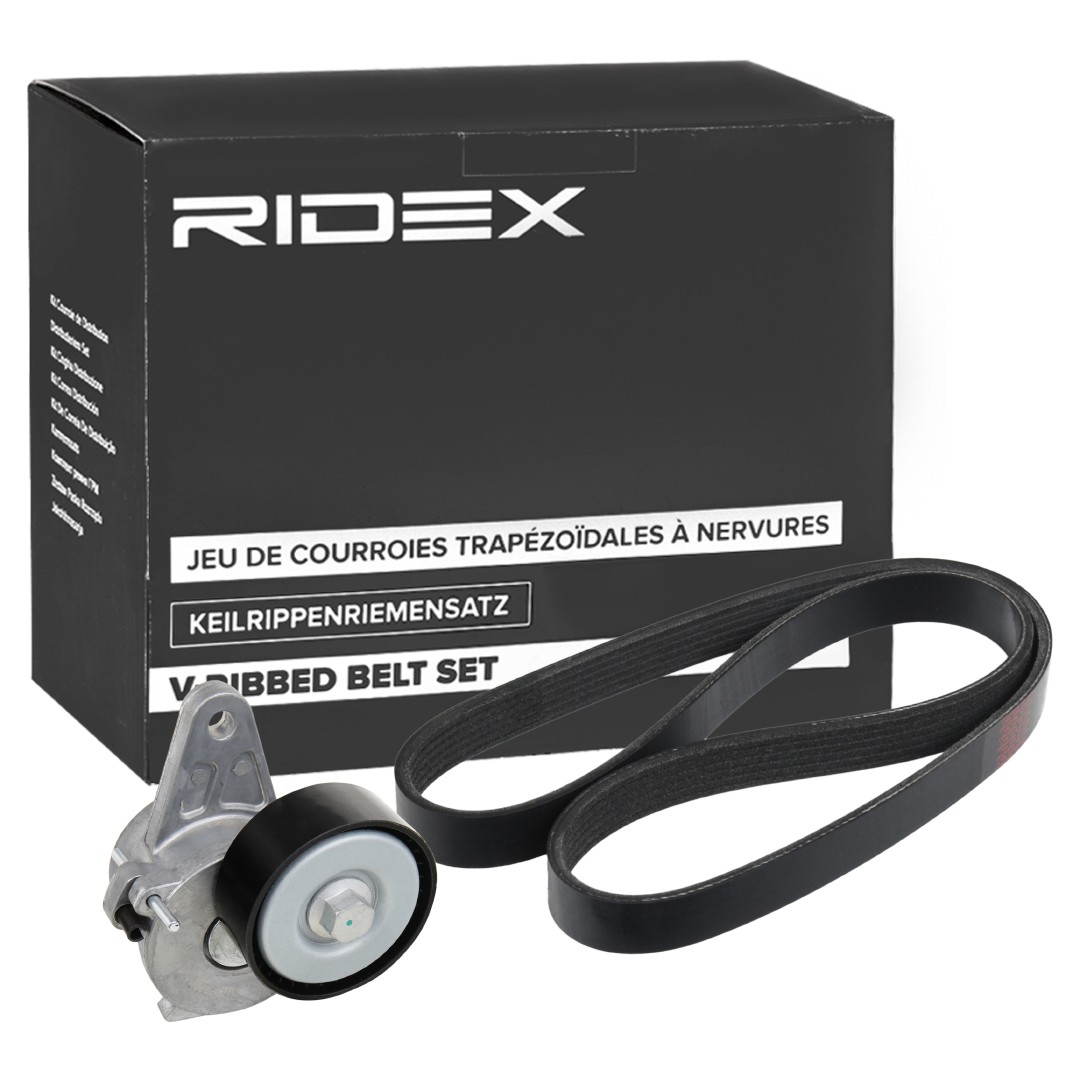 RIDEX 542R0850 VW TOURAN 2021 V-ribbed belt kit