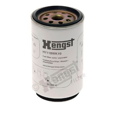1108200000 HENGST FILTER Spin-on Filter Height: 182mm Inline fuel filter H7118WK10 buy