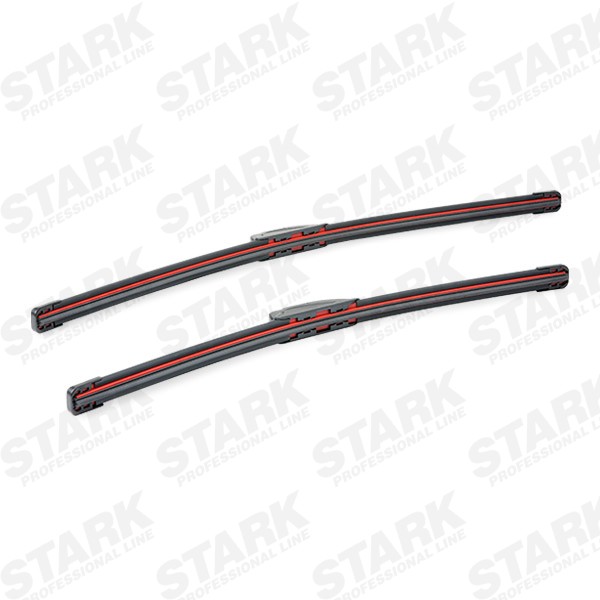 STARK SKWIB-09440767 Windscreen wiper 550, 450 mm Front, both sides, Flat wiper blade, Beam