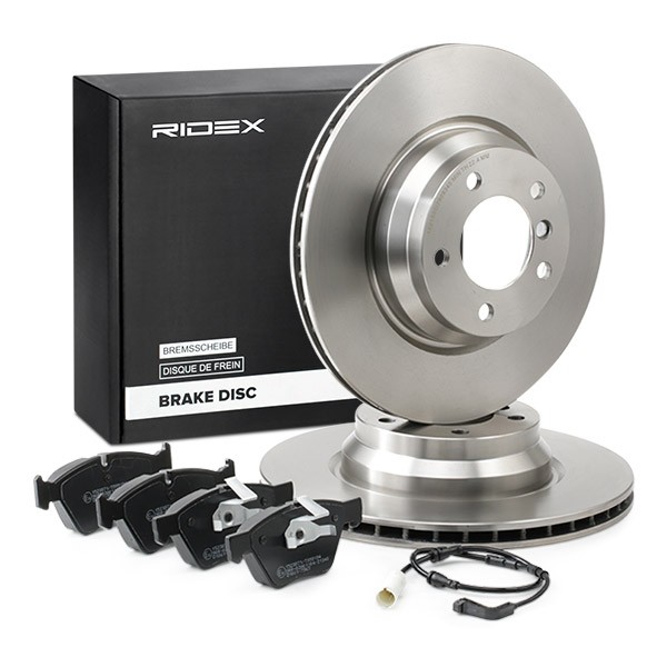 RIDEX Brake disc and pads set 3405B1658 for BMW 1 Series, 3 Series